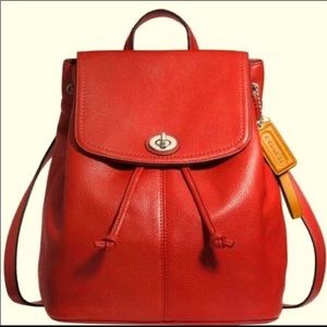 Coach Park Leather Backpack Purse